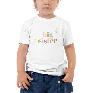 Big Sister Tee • Toddler Graphic T-Shirt
