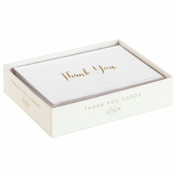 C.R. Gibson • Thank You Note Card Box Set – French Perle