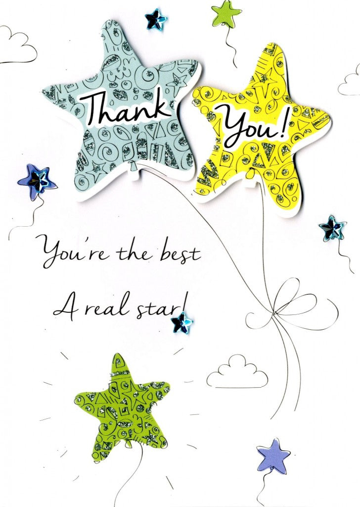 Thanks You're A Star Card – Boomf