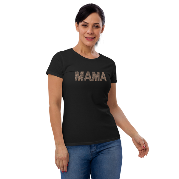 Mama Leopard Tee • Women's Graphic T-Shirt