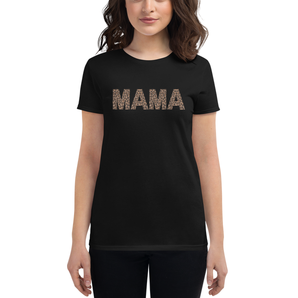 Mama Leopard Tee • Women's Graphic T-Shirt
