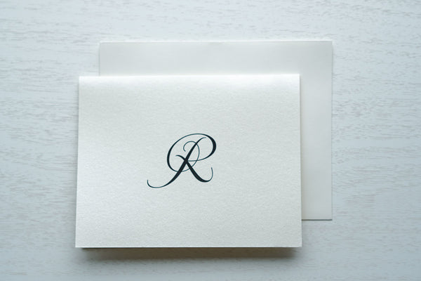 alt="personalized note cards with monogram detail"