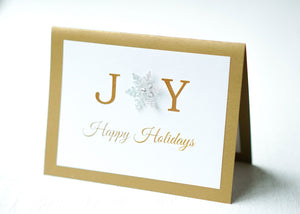 Joyful Snowflake • Christmas Card